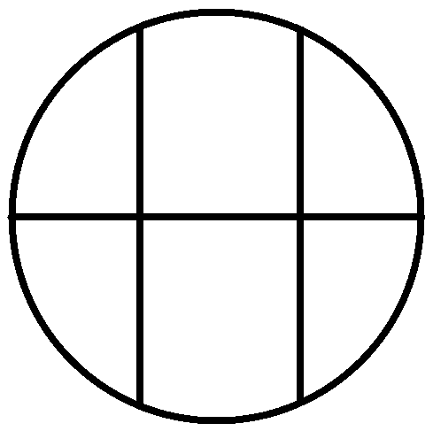 Division in three parts 1 ring 6